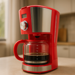 Coffe Maker Rojo Kintech 12 Tazas  | Estilo y sabor para tu cocina